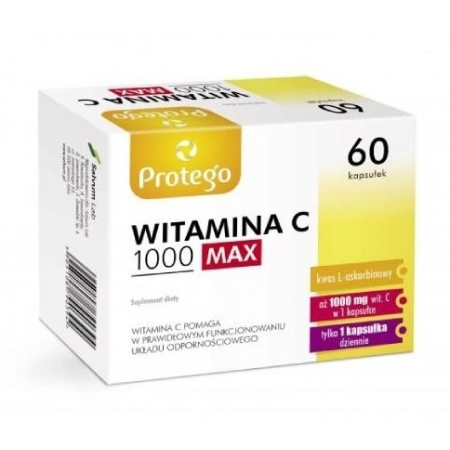 Protego Witamina C 1000 Max kapsułki - 60 kaps.