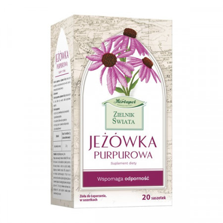 Zielnik Świata Jeżówka purpurowa 20 saszetek do zaparzania