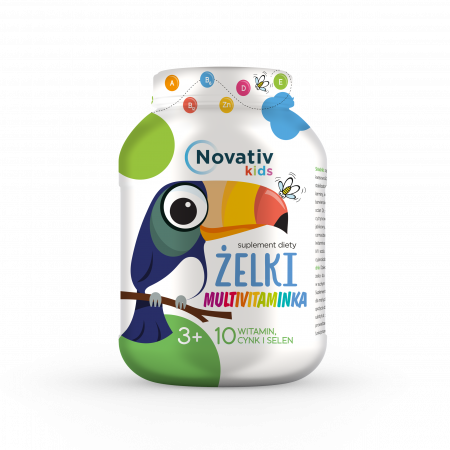 Novativ Kids Multiwitaminka Żelki - - 150 g