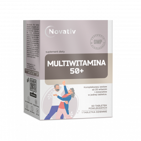 Novativ Multiwitamina 50+ tabletki powlekane - 60 tabl.