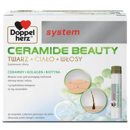 Doppelherz System Ceramide Beauty płyn - 30 amp. po 25 ml