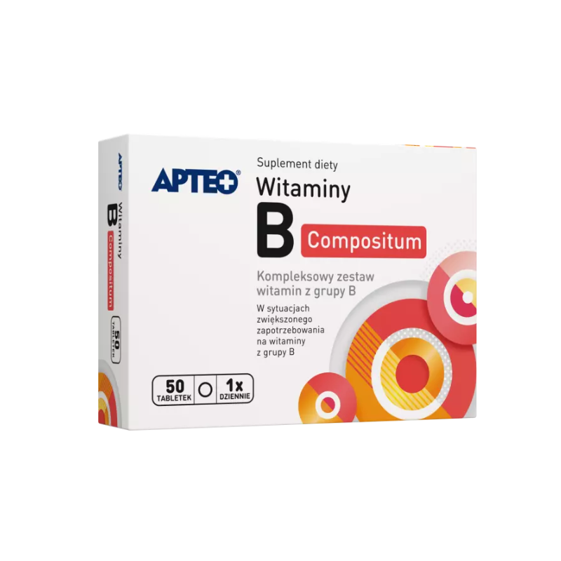 Vitaminum B compositum APTEO tabl.powl. 50 tabl Vitaminum B compositum APTEO tabl.powl. 50 tabl