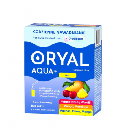Oryal Aqua+ Mix proszek - 14 sasz.