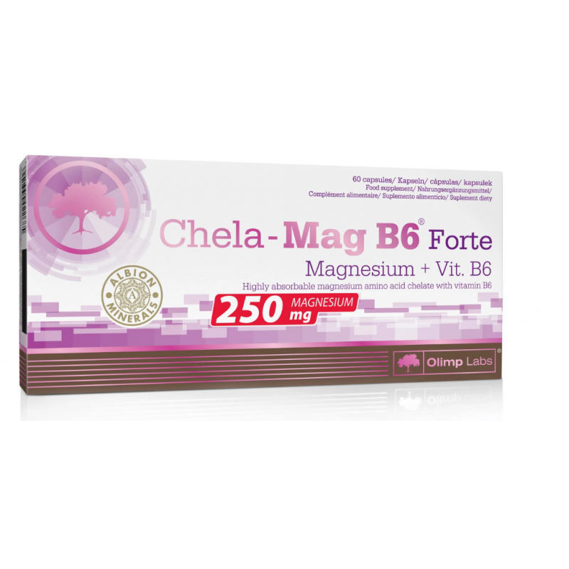 Olimp Chela Mag B6 Forte 60 kaps. Olimp Chela Mag B6 Forte 60 kaps.