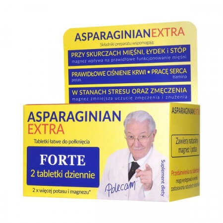 Asparaginian Extra Uniphar Magnez Potas tabletki 50 szt.