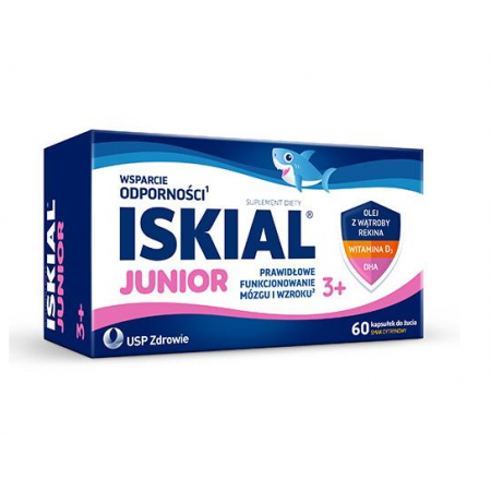 Iskial Junior kaps.do żucia 60 kaps.
