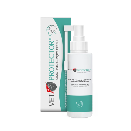 Jm Sante Vet Protector Jama Ustna - Zęby Fresh 100ml Jm Sante Vet Protector Jama Ustna - Zęby Fresh 100ml