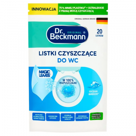 Dr. Beckmann Magic Leaves Ocean Breeze Listki czyszczące do WC