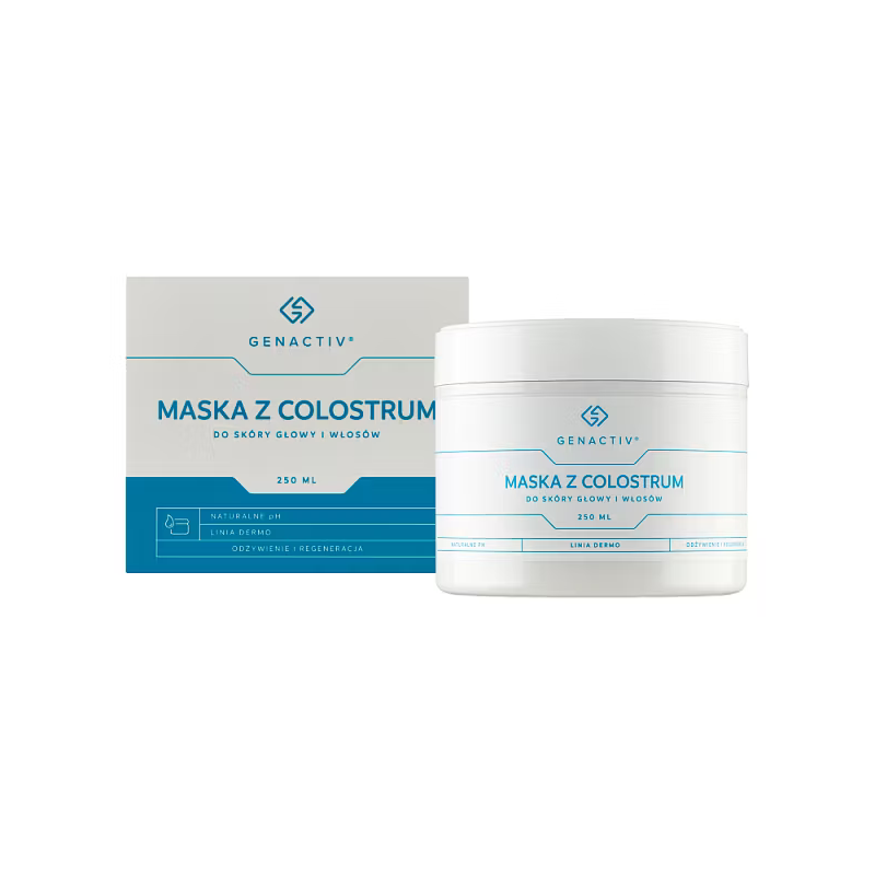 Genactiv, Maska do włosów z Colostrum, 250 ml