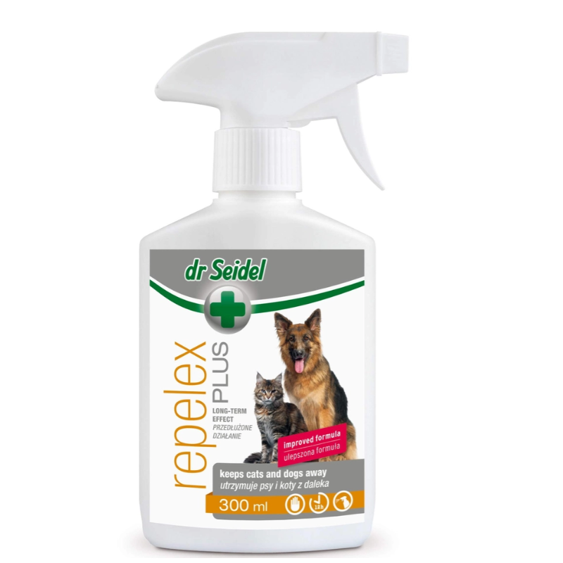 Dr Seidel repelex plus 300ml płyn odstraszający psy i koty Dr Seidel repelex plus 300ml płyn odstraszający psy i koty