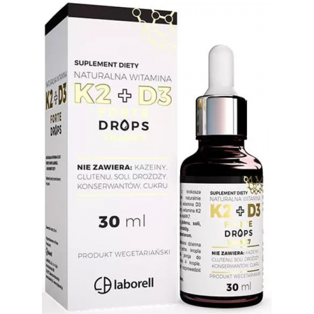 LABORELL Naturalna Witamina K2+D3 Forte Drops 30ml
