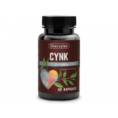 Skoczylas Cynk, miedź i ekstrakt z zielonej herbaty (EGCG) Skoczylas Cynk, miedź i ekstrakt z zielonej herbaty (EGCG)