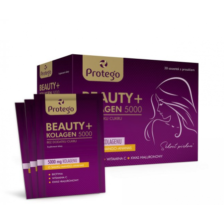 Protego Beauty+ kolagen morski jabłko-ananas