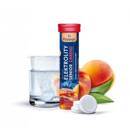 Protego Elektrolity Senior Cardio tabletki musujące - 20 tabl.