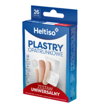 Heltiso Plastry-zestaw opatrunkowe uniwersalny - - 26 szt.