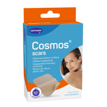 Cosmos Scars Plastry na blizny silikonowe 5 x 7,2 cm - - 5 szt.