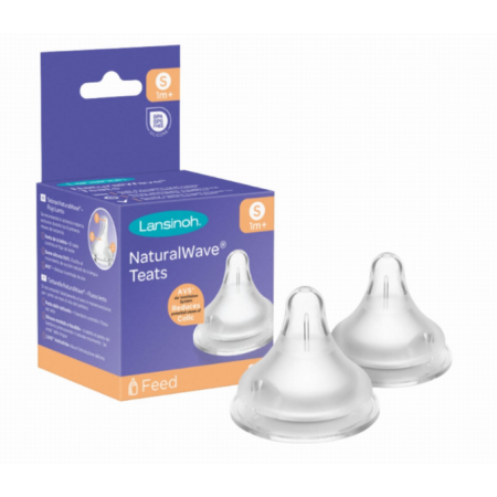 Lansinoh Natural Wave Smoczek do butelki wolny przepływ - - 2