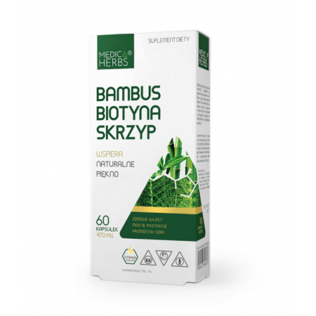Medica Herbs bambus biotyna skrzyp 60 tabl.