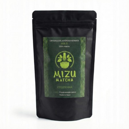 MIZU Matcha Codzienna 100 g-Japońska Herbata, Pierwszy-Drugi