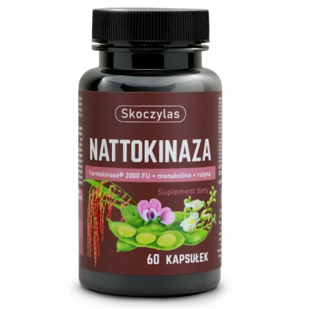 Skoczylas NATTOKINAZA Fermokinase 200FU, monokolina, rutyna