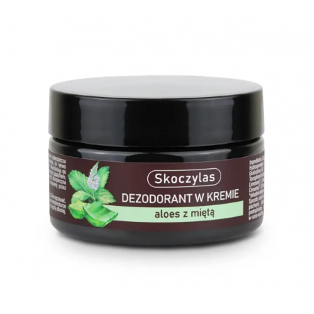 Skoczylas DEZODORANT w kremie aloes z miętą (bez soli