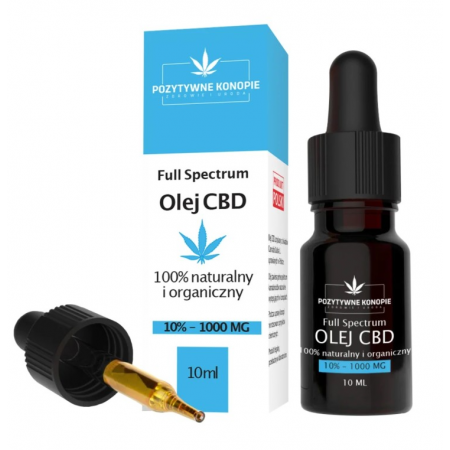 Pozytywne Konopie - Olej CBD 10% 1000mg 10ml