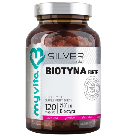 MyVita Silver Biotyna Forte kapsułki - 120 kaps.