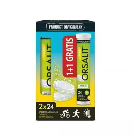 Orsalit tabletki musujące - 48 tabl. (2 poj. po 24 tabl.)