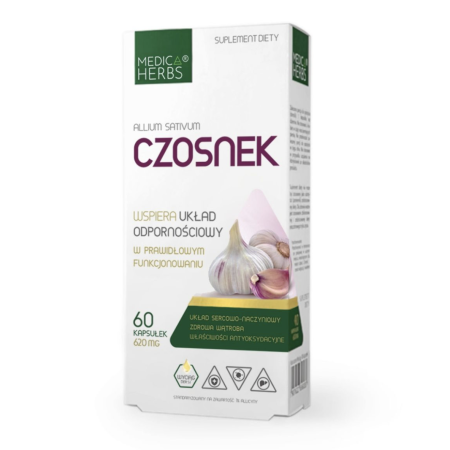 Medica Herbs Czosnek 620mg 60kaps