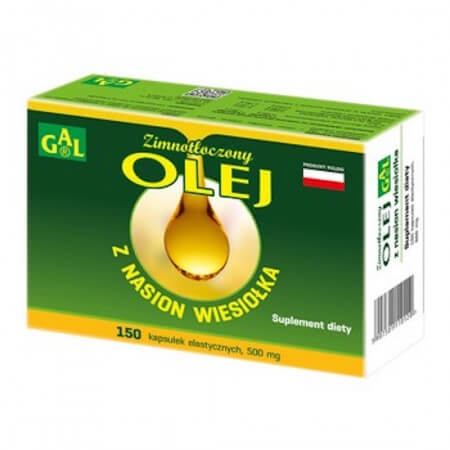 GAL olej z nasion wiesiołka 500 mg 150 kapsułek