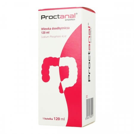 Proctanal Enema wlewka doodbytnicza 120ml (butelka)