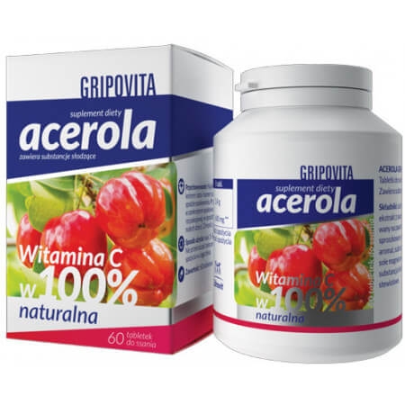Zdrovit Gripovita Acerola tabletki do ssania 60 szt.