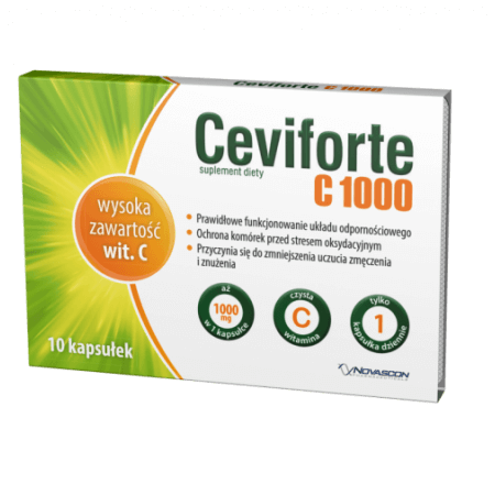 Ceviforte Witamina C 1000 10 kapsułek