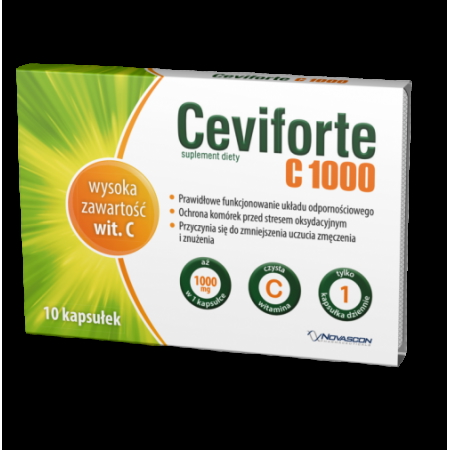 Ceviforte Witamina C 1000 10 kapsułek