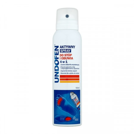 Undofen aktywny spray do stóp i obuwia 4 w 1, 150 ml