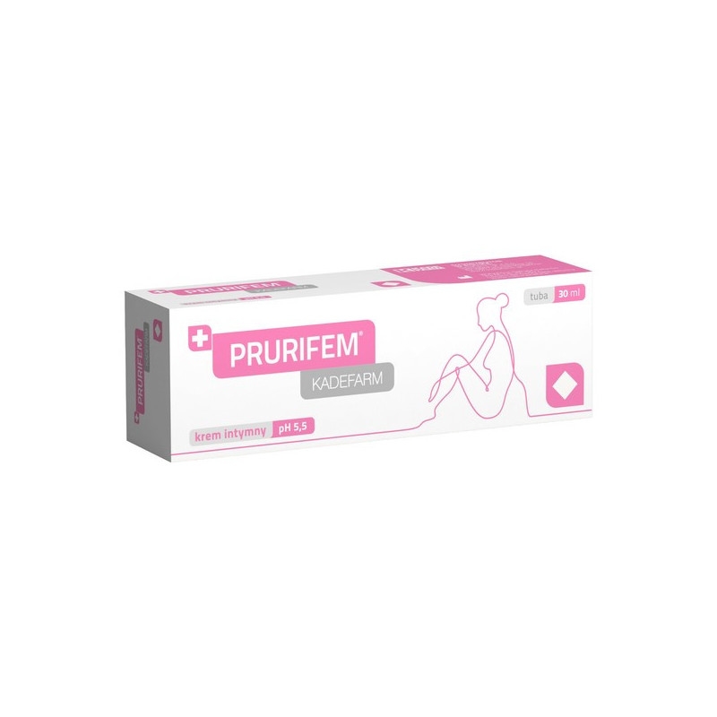 Prurifem Kadefarm, krem intymny pH 5,5, 30 ml