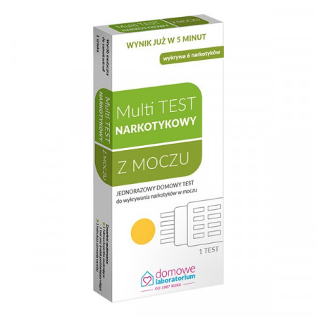 Domowe Laboratorium Multi Test narkotykowy z moczu, 1 szt. (