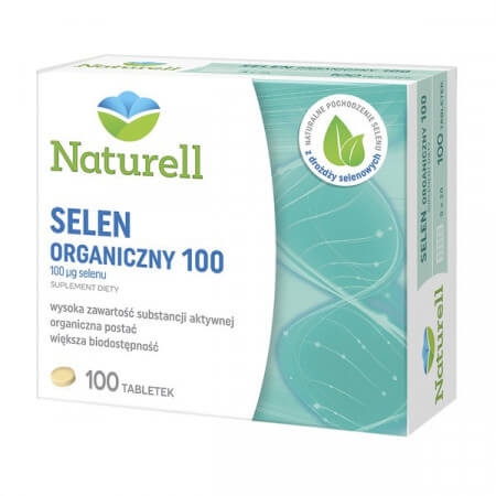 Naturell Selen Organiczny 100, tabletki, 100 szt.