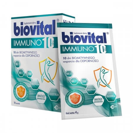 Biovital Immuno 10 dni, proszek, 10 saszetek