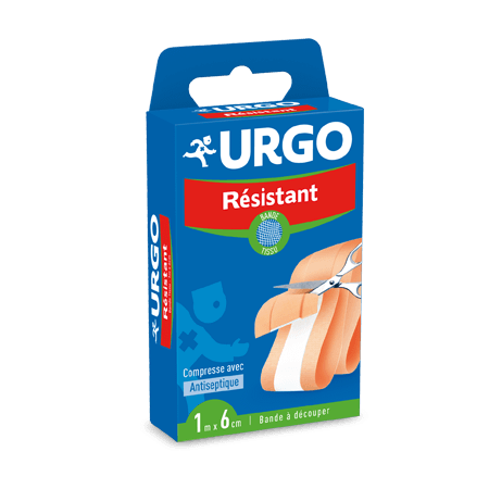 Urgo Resistant, plaster antyseptyczny do cięcia, 1m x 6 cm