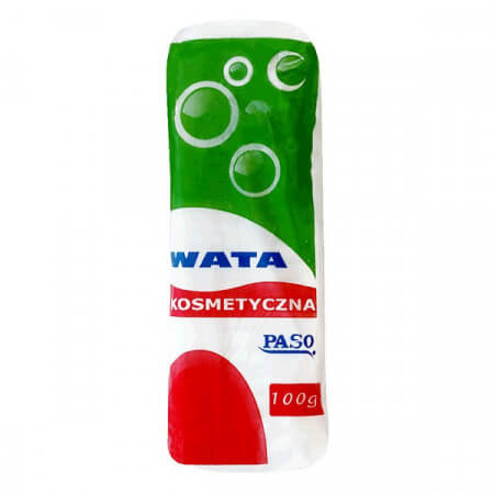 Wata kosmetyczna, 100 g, 1 szt. (Paso)