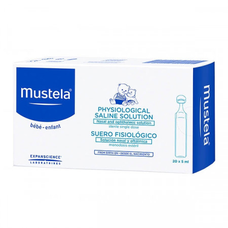 MUSTELA sól fizjologiczna 20 ampułek po 5ml