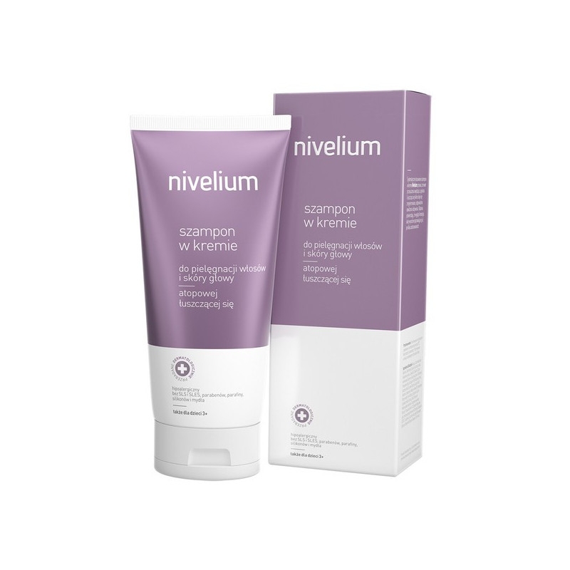 Nivelium, szampon w kremie, do skóry atopowej, łuszczącej się, na atopowe zapalenie skóry AZS 150 ml