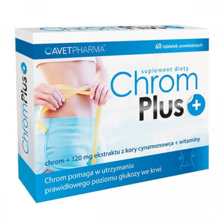 Chrom Plus odchudzanie 60 tabletek powlekanych