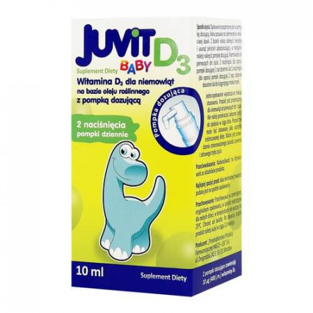 Juvit Baby D3 Witamina D3 w kroplach 10 ml