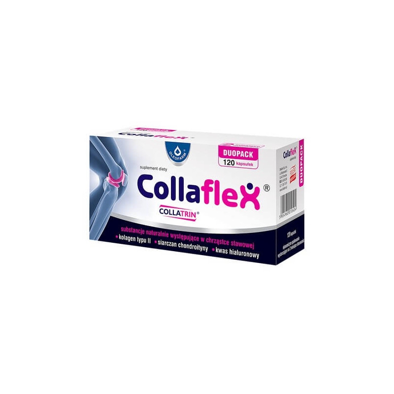 Collaflex kaps.żelatyn.twarde , kolagen 120 kaps