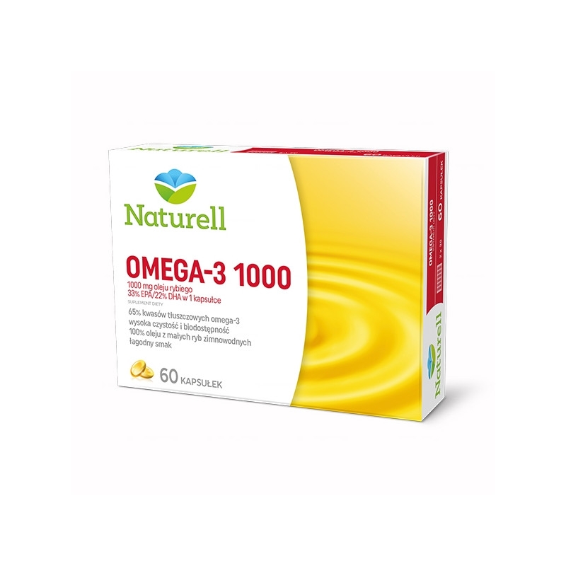 NATURELL Omega-3 1000 kaps. 60 kaps.