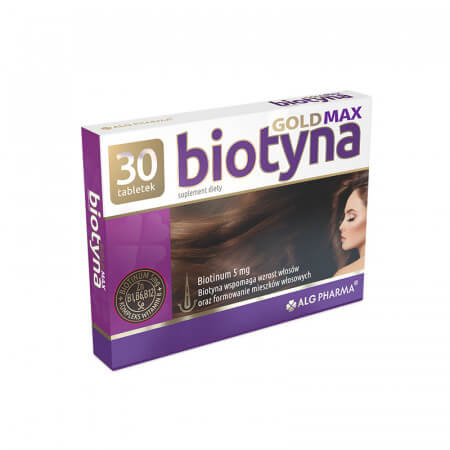 Biotyna Gold Max 5 mg 30 tabletek