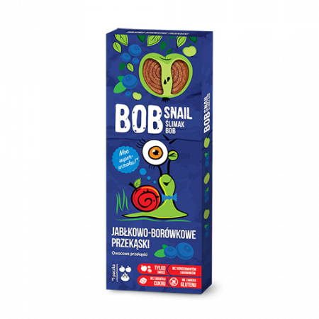 BOB SNAIL Przekąski jabłkowo-borówkowe 30g