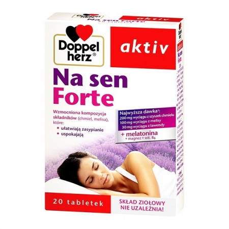 Doppelherz Aktiv Na sen Forte, na bezsenność tabletki, 20 szt.